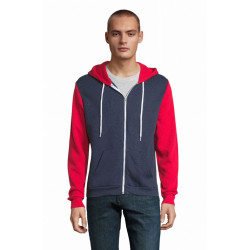 Felpa unisex taglio aderente e cappuccio Felpa unisex taglio aderente e cappuccio