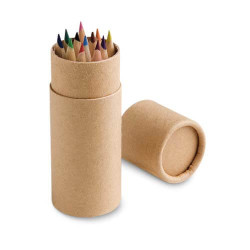 Scatola con 12 matite colorate CYLINDER
