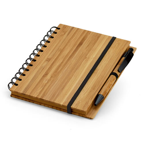 Block note in bambù promozionale