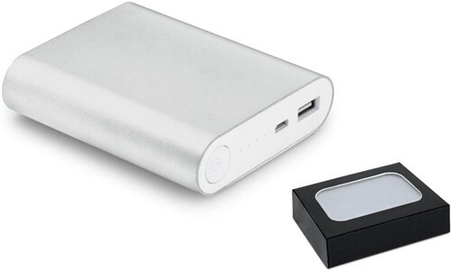 Batteria portatile con la tua pubblicità Aziendale
