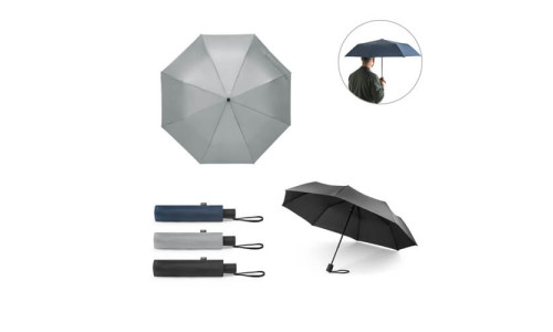 Ombrello pieghevole in rPET con apertura automatica Personalizzalo con il tuo logo Ombrello pieghevole in rPET con apertura automatica Personalizzalo con il tuo logo