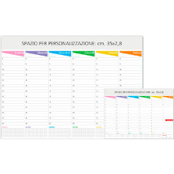 Planning da tavolo Settimanale