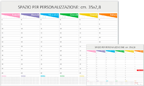 Planing da tavolo modello Big fogli a strappo