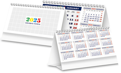 Calendario Olandese da tavolo Minitris