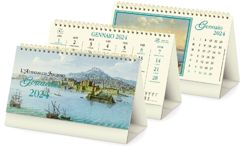 Calendari da tavolo GOUACHES Personalizzali con il tuo logo