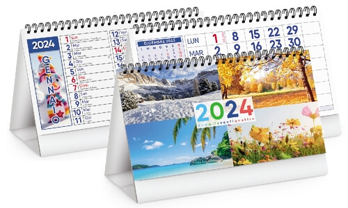 Calendari da tavolo Four Seasons personalizzabili