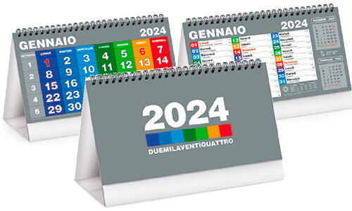 Calendari da tavolo Block personalizzate