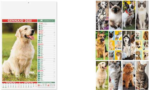 Calendari con foto di cuccioli di animali