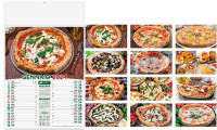Calendario Illustrato Pizza