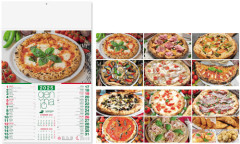 Calendario Illustrato Pizza