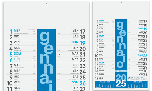 Calendario olandese Colors Stampa il tuo logo