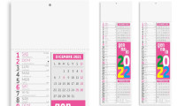 Calendario Olandese Slim Fluo - B -