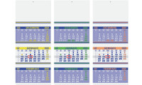 Calendario Trittico Fluo