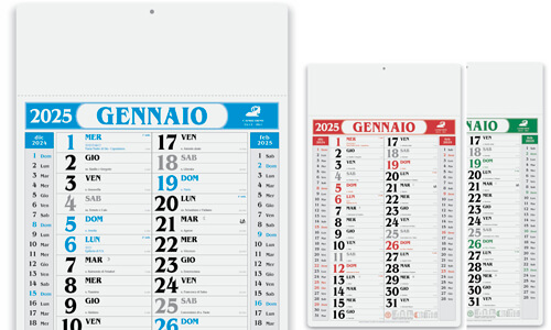 Calendari Murali tipo olandese Gigante