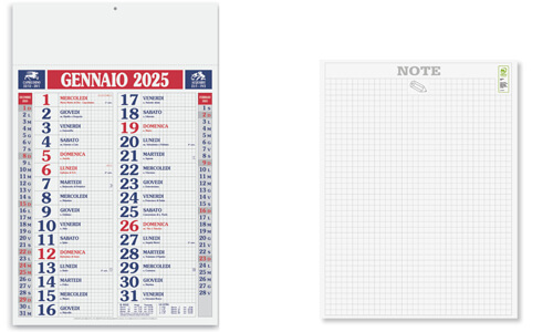 Calendario olandese QUADRETTATO promozionale