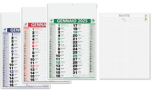 Calendario olandese BACK NOTES personalizzabile