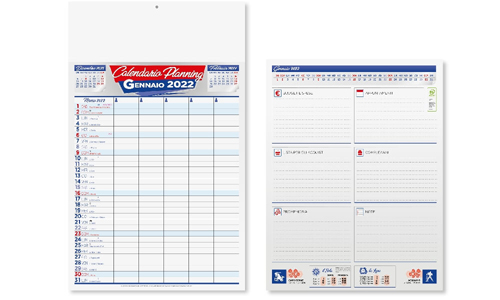 Calendario olandese MEMO personalizzabile