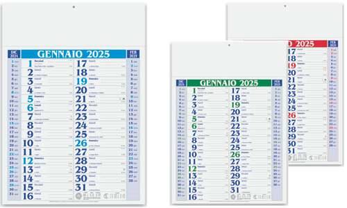 Calendario Olandese Personalizzato modello Classico