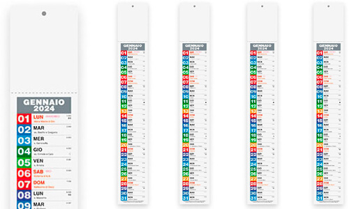 Calendario Olandese Slim Square Personalizzali con il tuo logo