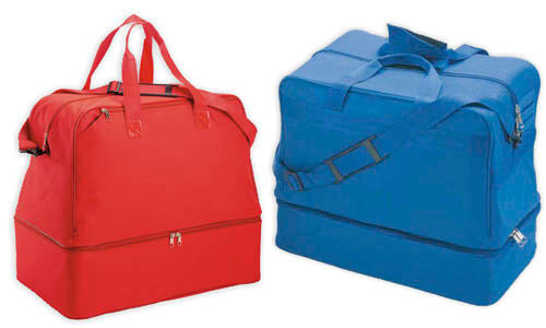 Borsa sport grande con manici e tracolla