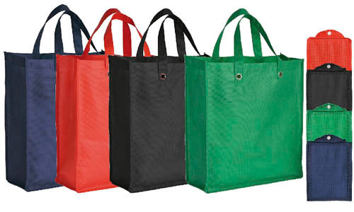 Shopper tnt pieghevole con automatico