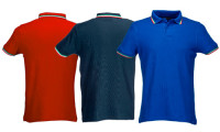 Polo piqué di cotone 180 gr