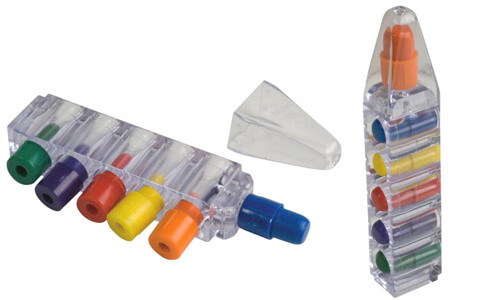 Set pastelli cera in scatola personalizzabile con il tuo logo
