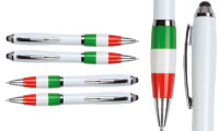 Penna twist in plastica tricolore