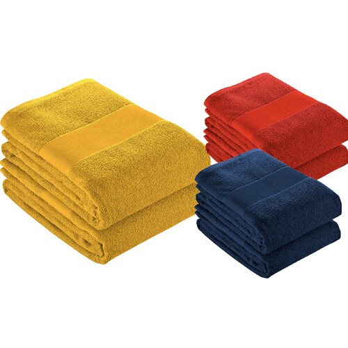 Asciugamano In Spugna Di Cotone Motivo Geometrico - | Ecom