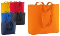 Shopper cotone serie Big con soffietto