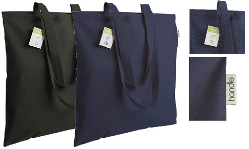 Shopper in cotone organico colorato Promozionali