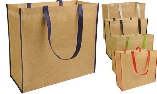 Shopper tnt laminato effetto carta