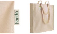 Shopper cotone organico e soffietto