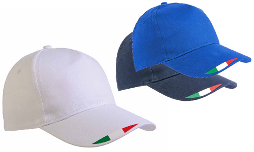 Cappellini stampa tricolore personalizzabili