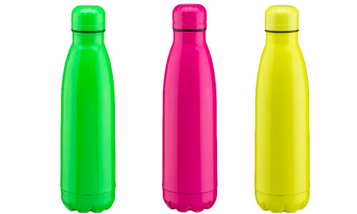 Thermos in acciaio Colori fluo Stampa il tuo logo