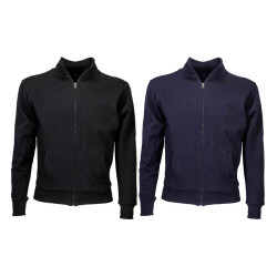 Felpe con zip lunga tasche laterali Felpe con zip lunga tasche laterali