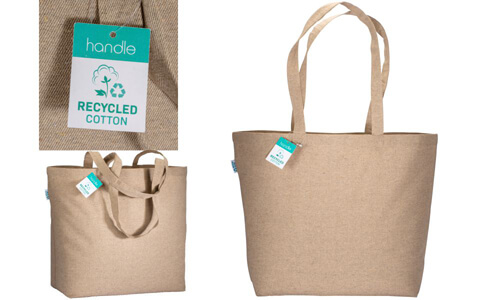 Shopper in cotone riciclato Personalizzabili con il tuo logo