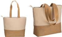 Shopper  in cotone 280 gr. base in juta