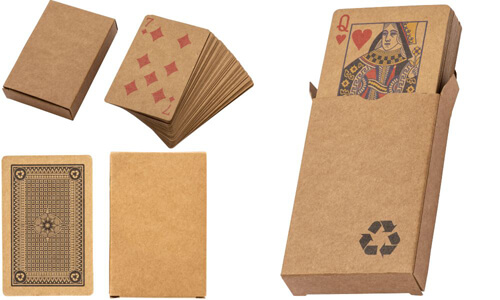 Mazzo di carte da gioco da 54 carte Stampa il tuo logo