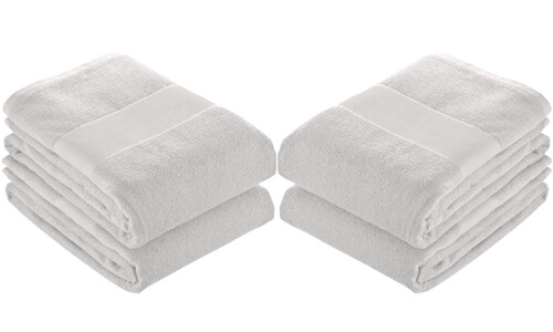 Asciugamano 400 gr bianco 50x100 personalizzate