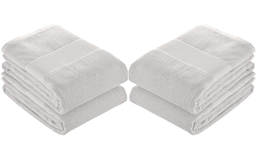 Asciugamano 400 gr bianco 50x100 personalizzate