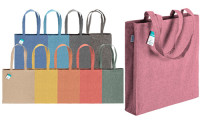 Shopper  in cotone riciclato 190 gr