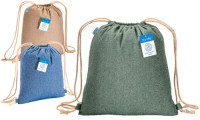Zainetti in cotone riciclato melange 280 gr