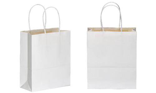 Shopper in carta 100 gr/m2 con soffietto Stampa la tua Pubblicità