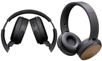 Cuffie bluetooth ABS e Bambù