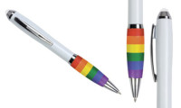 Penna twist impugnatura arcobaleno