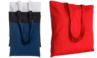 Shopper in cotone poliestere riciclato 180 gr