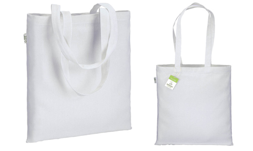 Shopper cotone biologico 220 gr manici lunghi. Personalizzabili con il tuo logo Shopper cotone biologico 220 gr manici lunghi. Personalizzabili con il tuo logo