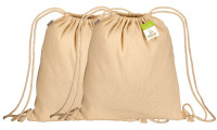 Zainetti in cotone biologico 220 gr
