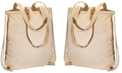 Zainetti in cotone con manici